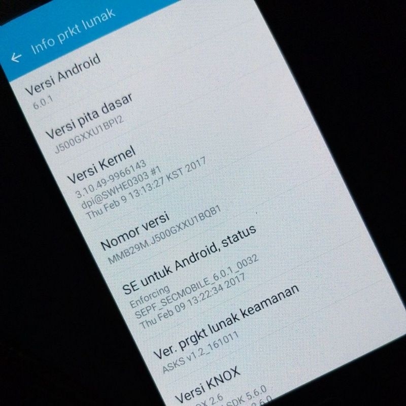 Mesin Samsung j5 2015