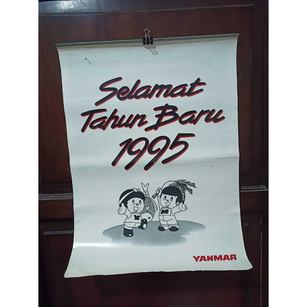 Koleksi Langka Jadul Lawas Kalender tahun 1995 UD YANMAR SEMARANG