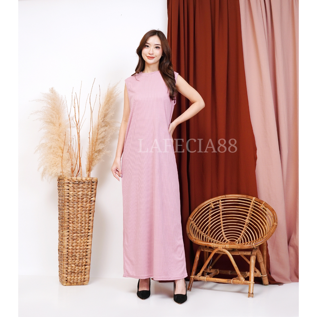 Inner Dress Knit Premium / Gamis tanpa Lengan