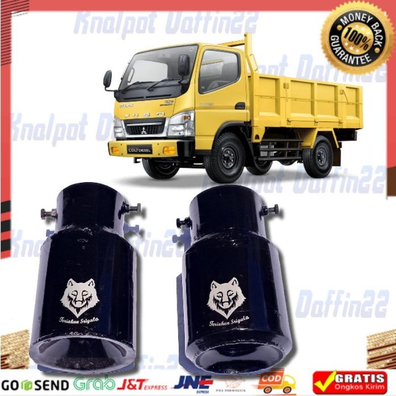 Knalpot Serigala Srigala Model Baud Mobil Bensin Solar L300 Elf Ragasa Traga Truk Tronton Kontainer 