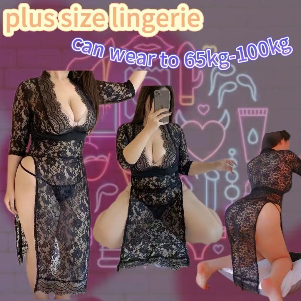 Berkualitas! local delivery lingerie jumbo lingering wanita lingerie transparan can wear to 65-100kg
