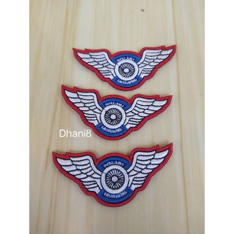 LOGO WINGS LANTAS BORDIR TIMBUL/ATRIBUT POLRI BORDIR