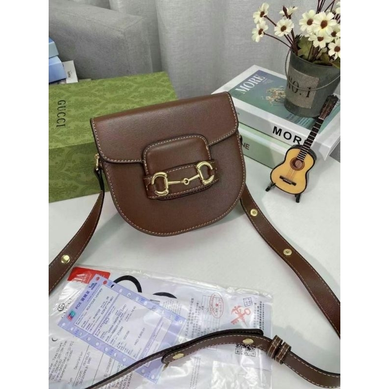 tas selempang wanita Gucci semi premium includebox