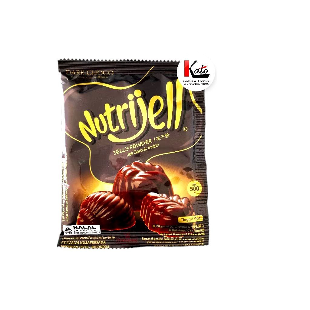 

Nutrijell jelly dark choco 24gr