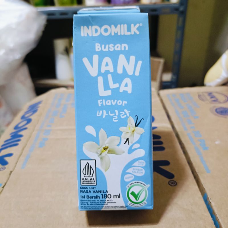 

Indomilk Susu Uht Rasa Vanilla 180ml