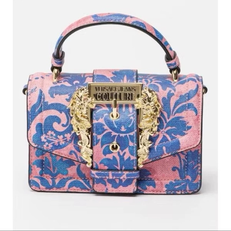 Tas - VERSACE JEANS COUTURE Baroque Buckle Mini Handbag Shoulder Bag