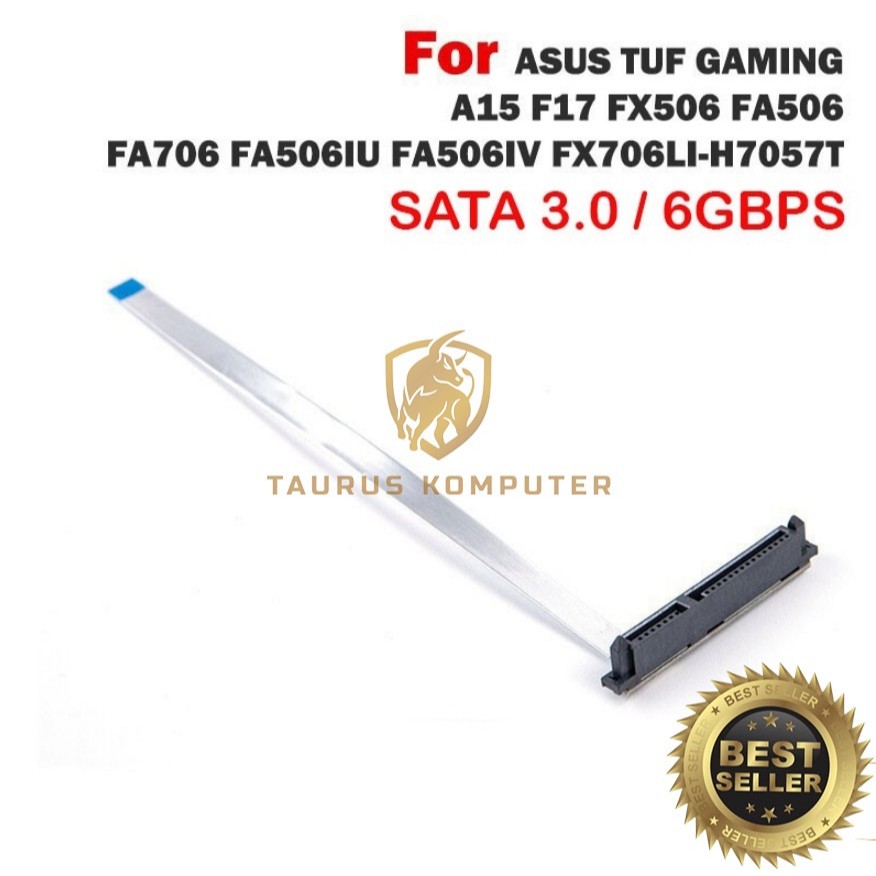 Kabel fleksibel konektor hdd flex flexible sata ASUS TUF GAMING A15 F17 FX506 connector upgrade kit