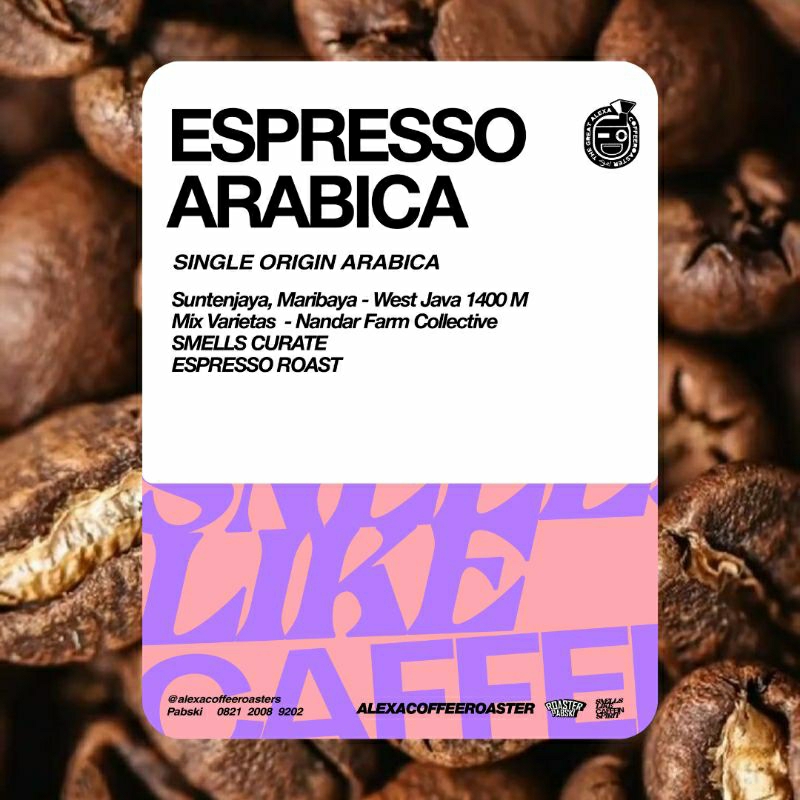 

Biji Kopi Espresso Arabica Fullwash 100gr / 200gr Origin Maribaya - West Java