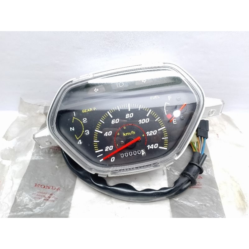 spido spedo spidometer spedometer speedometer kilometer honda supra x 100 lama old original asli hon