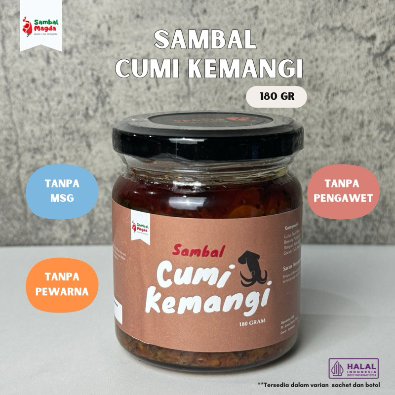 

Sambal Magda - Sambal Cumi Kemangi 180 gram