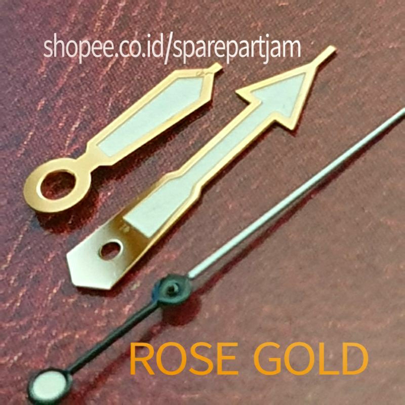 Jarum Hand Seiko5 Skx Turtle 007 Submarine Warna Kuning Tembaga Rose Gold