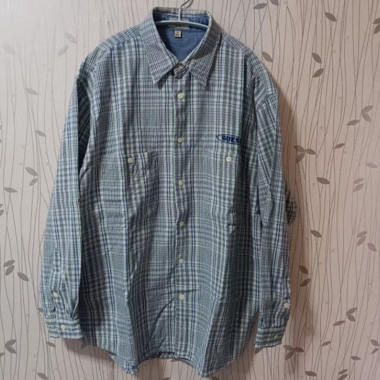 Kemeja pria lengan panjang GUESS JEANS original size M/international