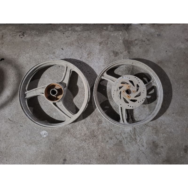 velg racing depan belakang kawasaki kaze r vr original