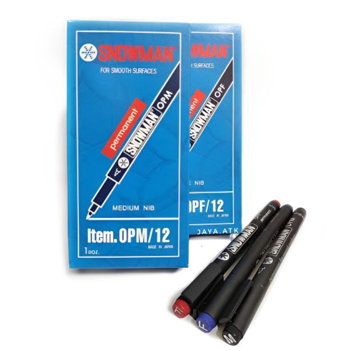 

Boom SPIDOL SNOWMAN O OPFOPM MARKER PERMANENT 1PAK12PCS