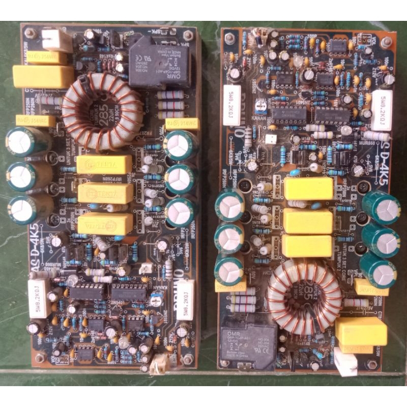 Sepasang kiit power ampli class D 4k5 bekas