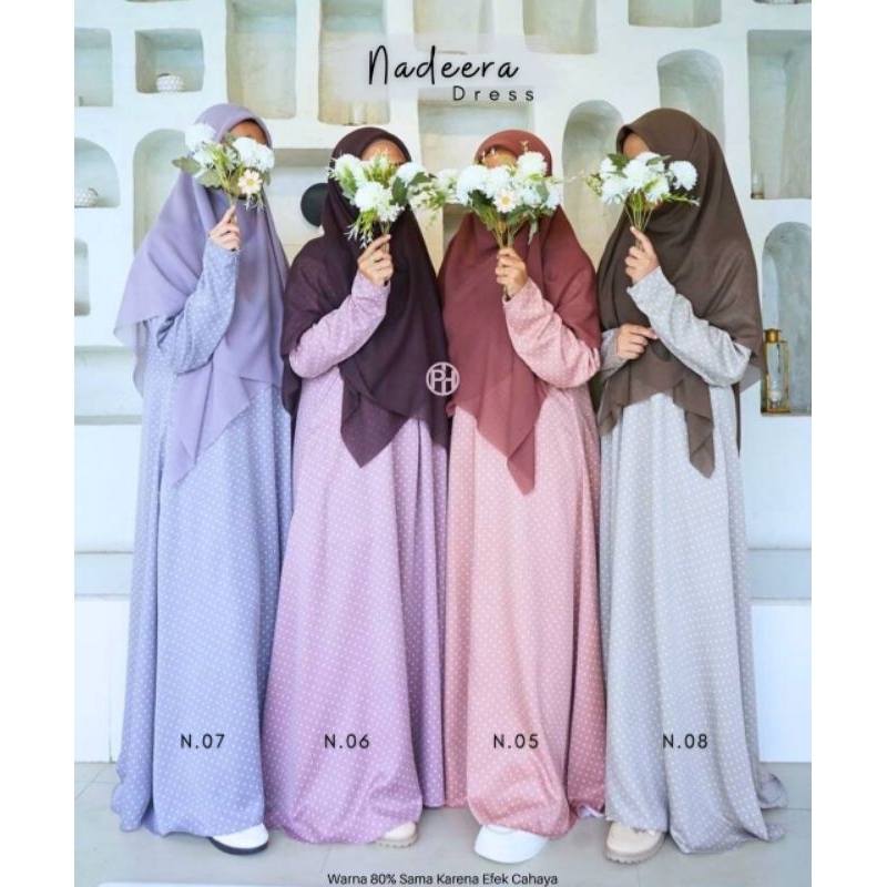 PELANGI HIJAB Gamis Nadeera Dress (only dress)