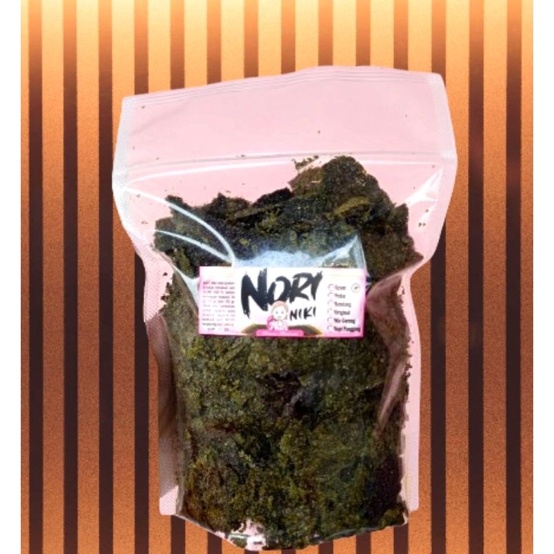 

REMAHAN NORI KEMASAN 200GRAM/NORI/RUMPUT LAUT/NORI ASLI/NORI NIKI/NORI TABUR/PATAHAN NORI/NORI GORENG