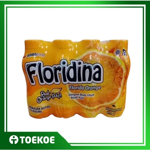 

TOEKOE Floridina Orange 1 Dus 350 ml Isi 12 pcs