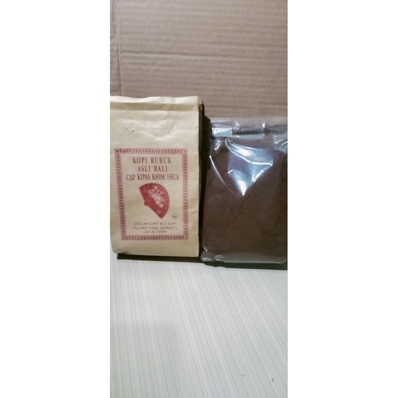

Kopi Giling Asli Bali Cap KIPAS KHIM FHUA