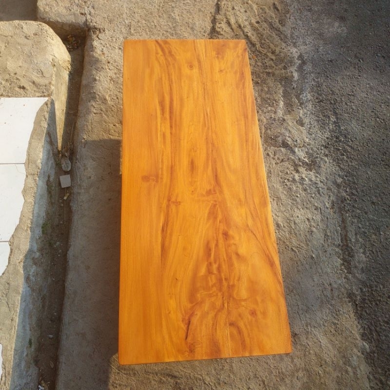 papan kayu daun meja toptable bahan meja 150x60x2cm