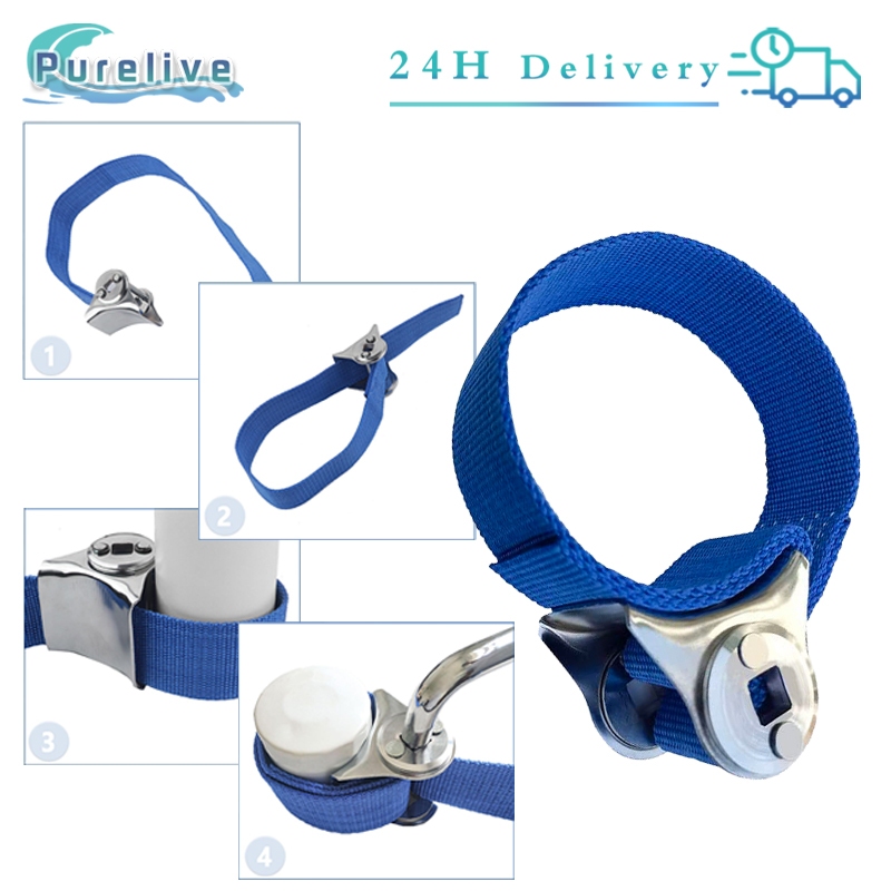 Oil Filter Strap Wrench Kunci Oil Filter Sabuk Wrench Oil Filter Chain Belt