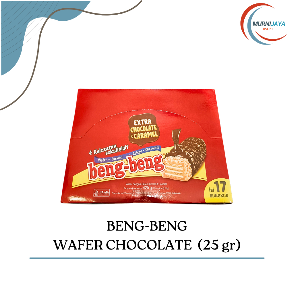 

Beng Beng Wafer Chocolate 25 gr (PACK - Isi 17 PCS)