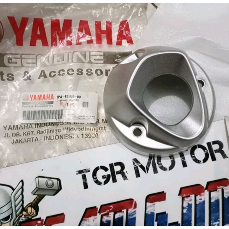 protector muffler cover kaper corong cop tutup pelindung kenalpot knalpot ori original yamaha vixion
