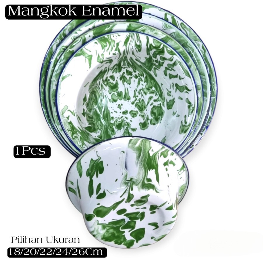 BASKOM ENAMEL MOTIF BLIRIK / PANCI BURIK JADUL / BASKOM ENAMEL BLIRIK JADOEL