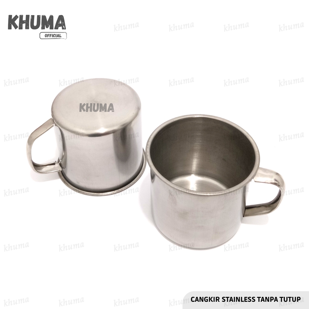 Mug / Gelas / Cangkir Kopi Stainless 7 cm