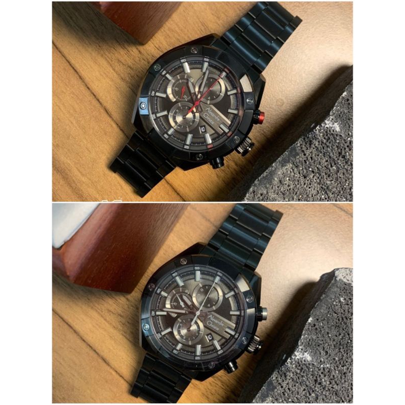 Jam tangan pria Alexandre Christie AC 6604 MC Stainless Steel original