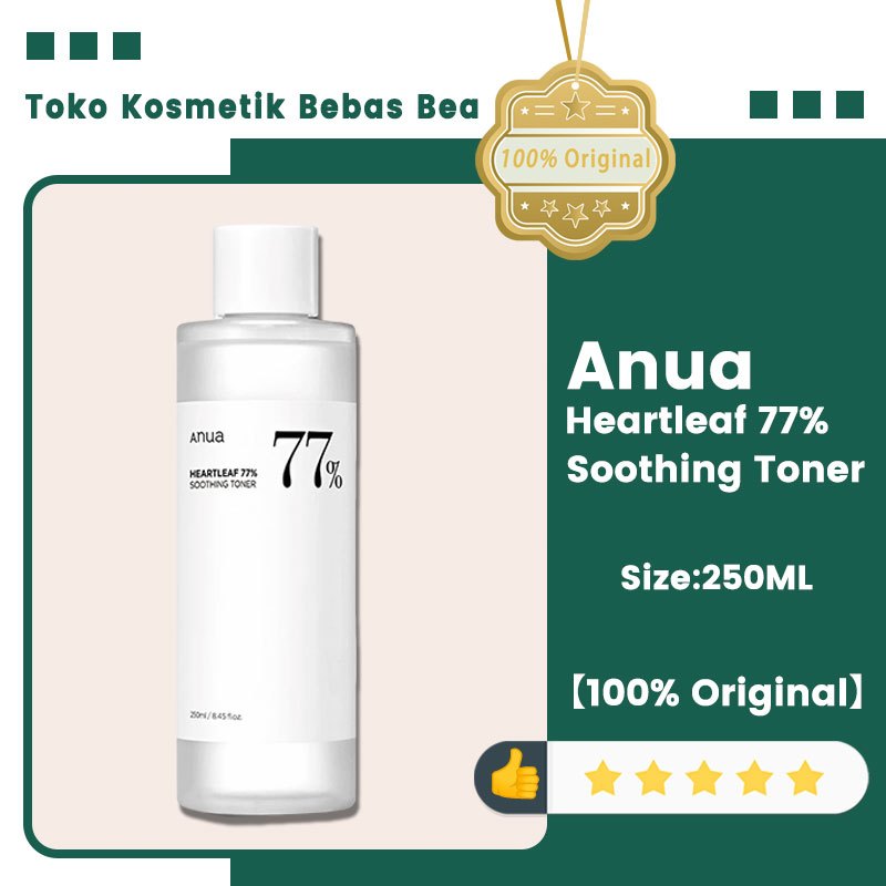 【100% Original】Anua/Anua Heartleaf 77% Soothing Toner/Anua Toner/Toner Anua/Anua Peach Toner/Anua He