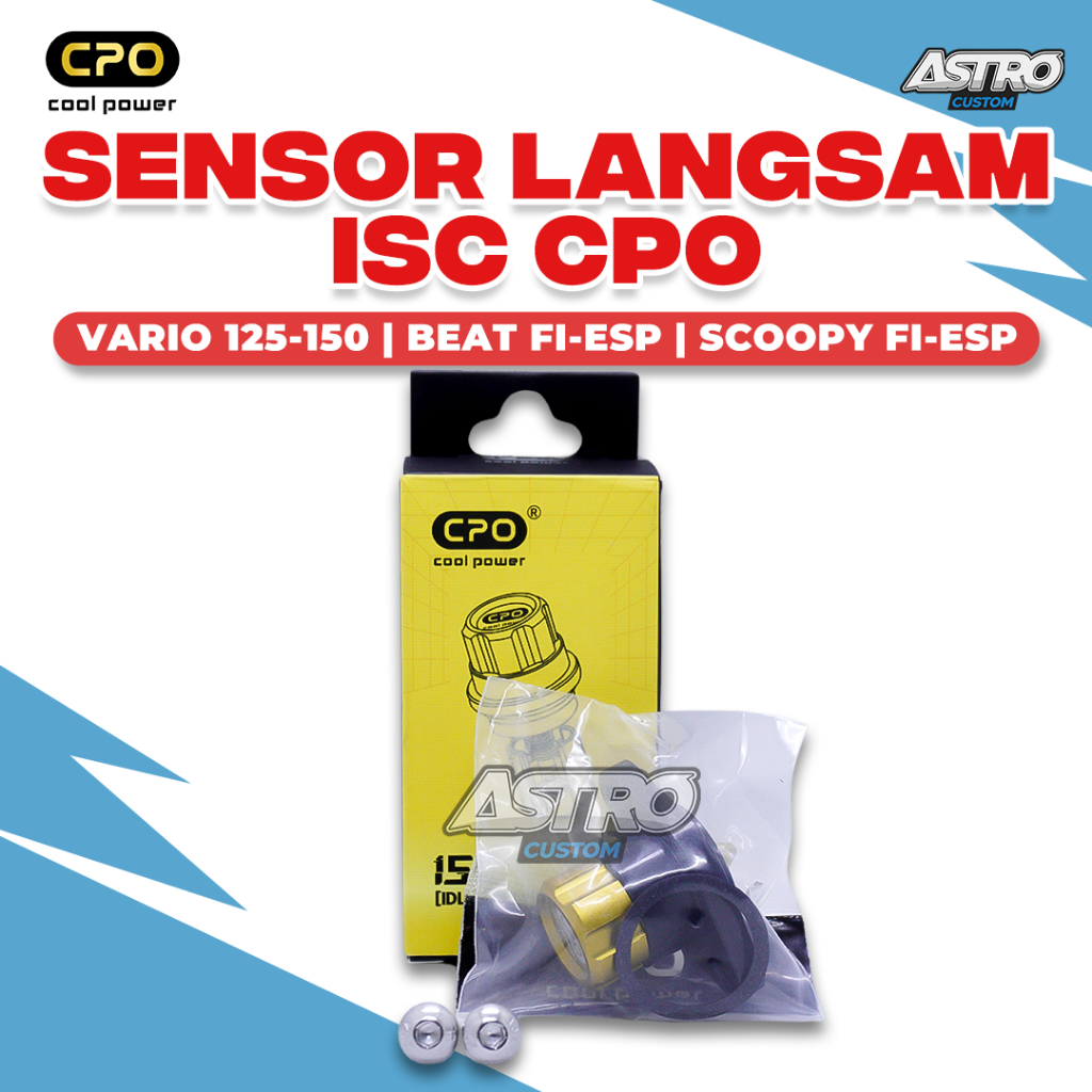 Idle Speed Control Beat Scoopy Fi Vario 110 125 150 ISC Manual Air Screw Setelan Langsam Cool Power