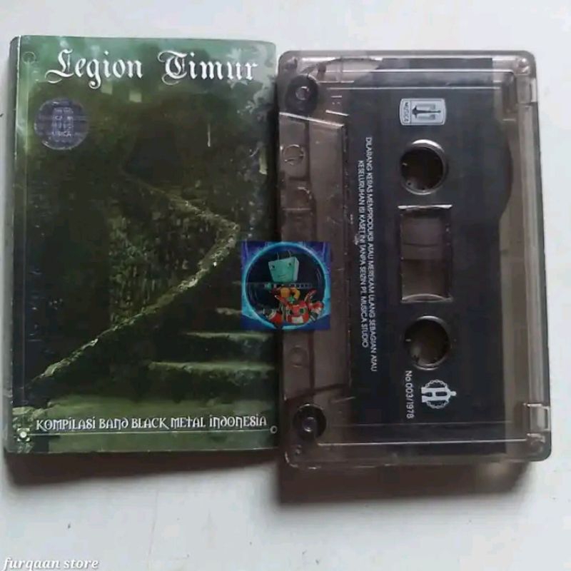 kaset pita rare - kaset band metal indonesia - legion timur - kompilasi band black metal infonesia