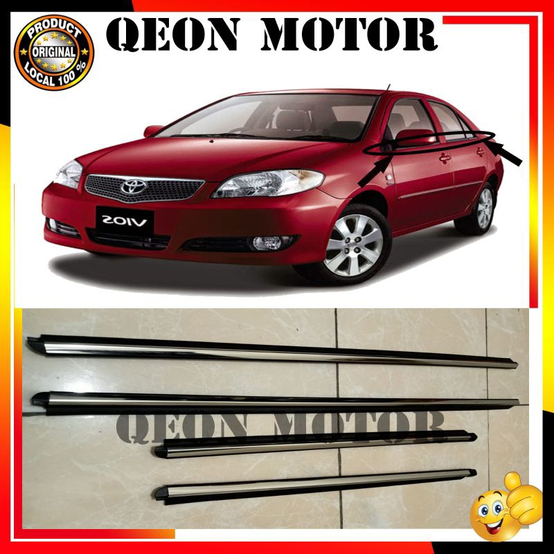 list kaca vios ge1/pelipit kaca vios gen 1 original