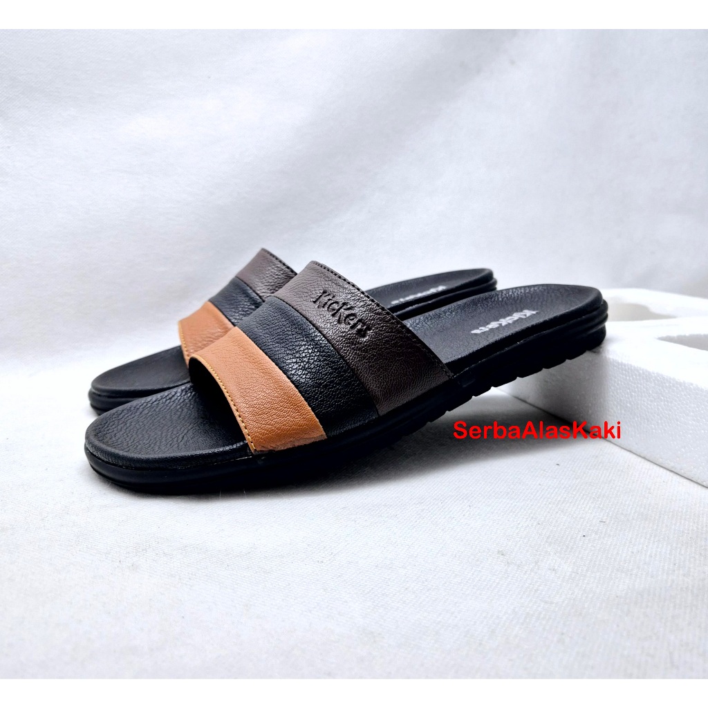 Sandal Pria Keren Terbaru Kickers KC107 / Sendal Pria Kekinian
