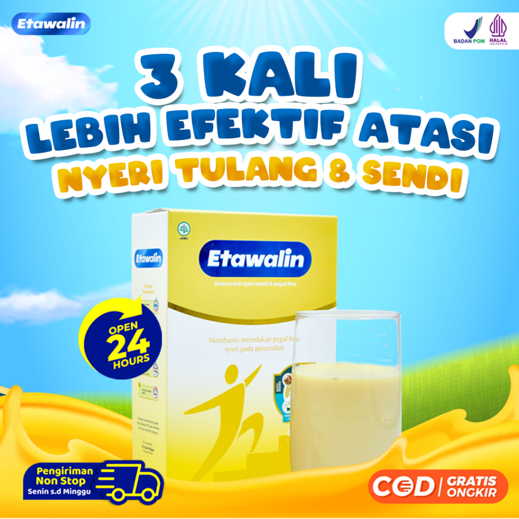 

Etawalin Susu Kambing Etawa 100% Original Membantu Mengatasi Nyeri Sendi dan Pegal Linu 200 Gram