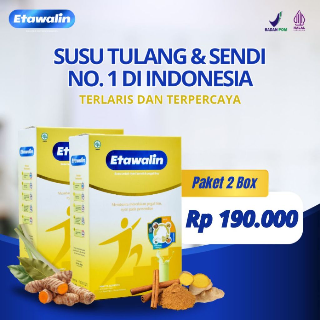 

Etawalin Susu Etawa Atasi Nyeri Sendi dan Tulang Original 2 Box