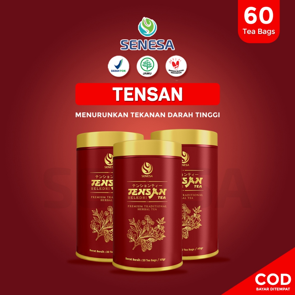 

Senesa - TEH TENSAN Herbal untuk Penyakit Hipertensi