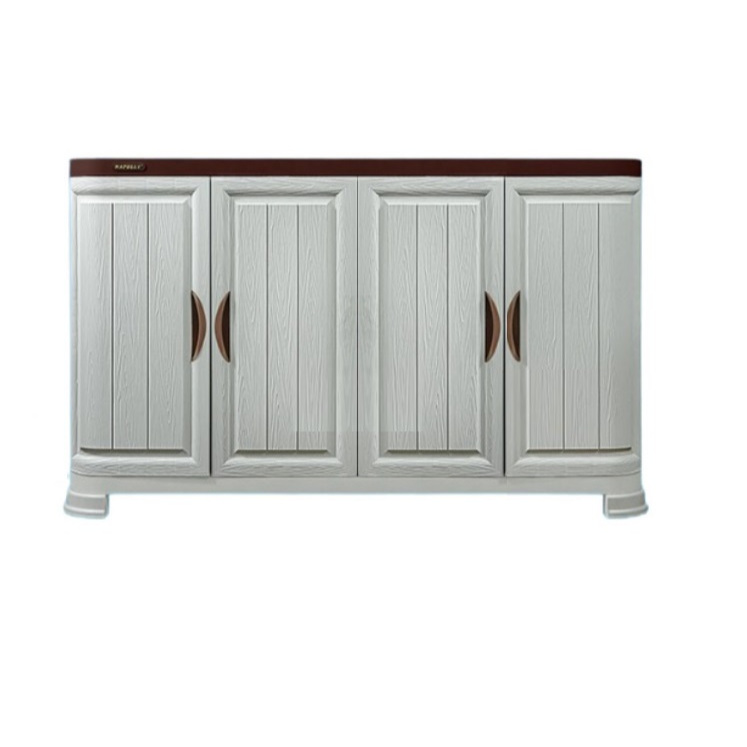 CABSULFET 454 Papan - Bufet TV Plastik Napolly 4 tu Rak TV Plastik Serbaguna KUAT KOKOH