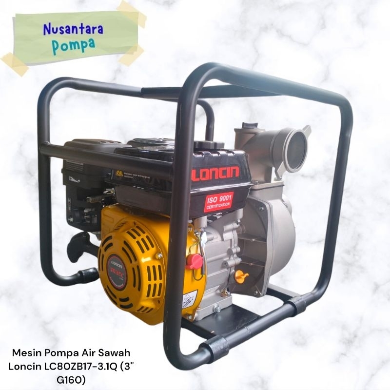 Mesin Pompa Air Sawah Loncin LC80ZB17-3.1Q(3" G160)