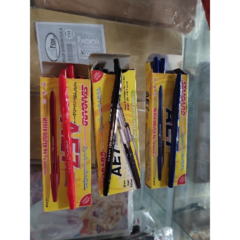 

bolpen STANDARD/ pulpen / bolpoin / polpen standard AE 7 isi 12