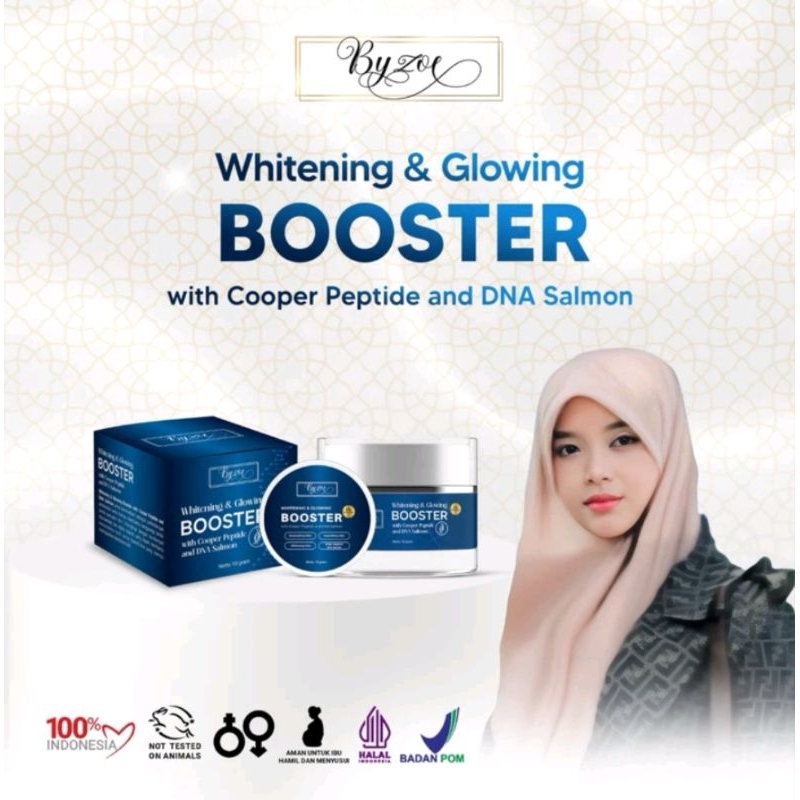 By zoe booster cooper peptide Whitening & Glowing
