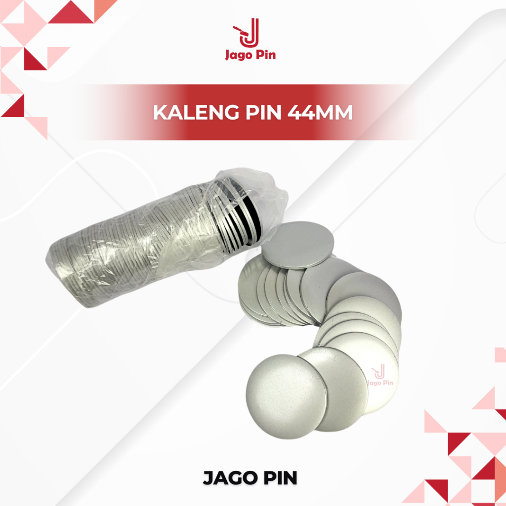 Bahan Kaleng Pin 44 mm 100 pcs Kaleng Ganci 44