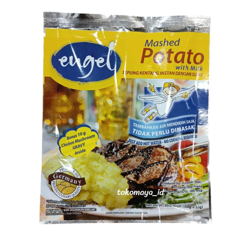 

Tepung Kentang Sachet Engel Mashed Potato | Engel Mashed Potato Sachet