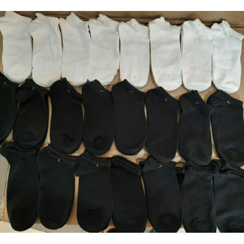 ( 3 pasang ) KAOS KAKI RENDA SEMATA KAKI ( PIKOT ) - KAOS KAKI WANITA DEWASA / REMAJA