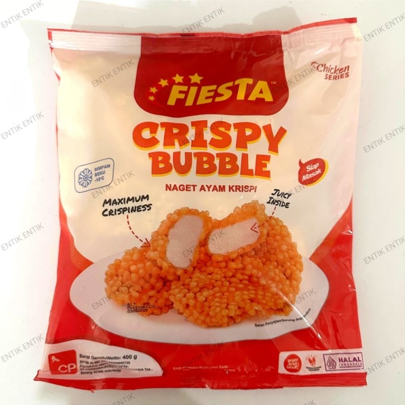 

Fiesta Crispy Bubble Nugget 400gr [ Kemasan Terbaru ]