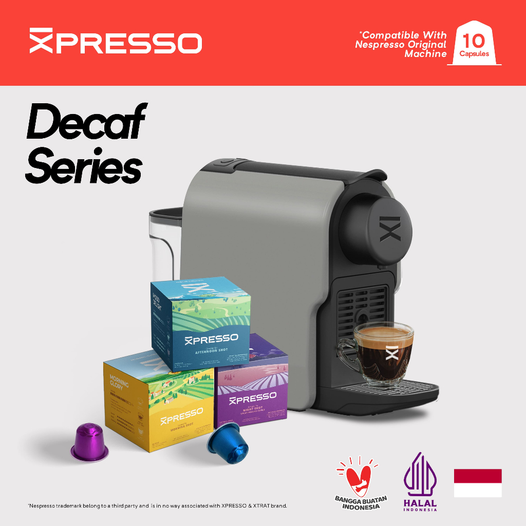 

Kopi Kapsul Bundle Functional Series - Xpresso Coffee Capsule Bundle- Nespresso Compatible