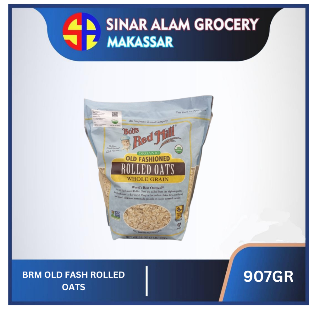 

BRM OLD FASH ROLLED OATS 907GR