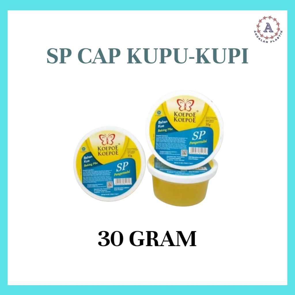 

SP CAP KUPU2 / PELEMBUT KUE 30GR