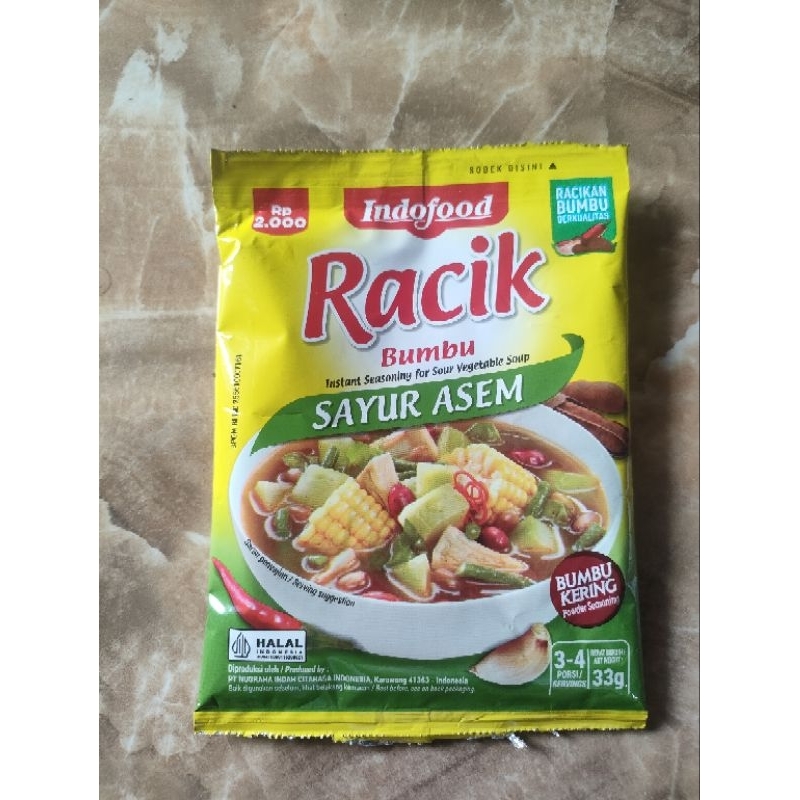

Bumbu racik sayur asem 33g